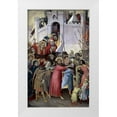thumbnail image 1 of Martini, Simone 22x32 White Modern Wood Framed Museum Art Print Titled - Carrying of The Cross, 1 of 4