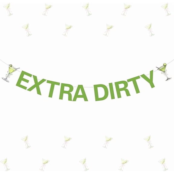Martini Theme Party Decorations Extra Dirty Banner Margarita Bachelorette Decors Cocktail Birthday Hanging Decor Bow Martini Bar Bikinis And Martini Bridal Shower Bride To Be Party Supplies