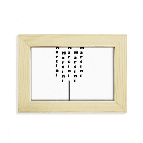 Martini With Its Cup Desktop Decorate Photo Frame Picture Art Painting 5x7 inch