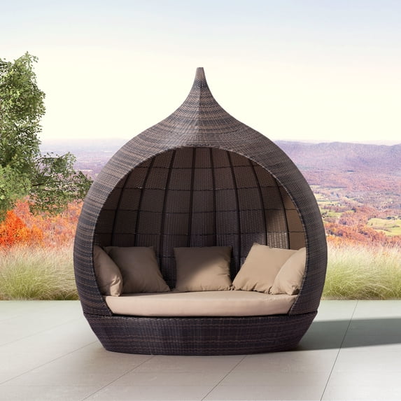 Martinique Beach Daybed Brown Beige