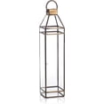 thumbnail image 1 of Martino 25" Tall Antique Brass Glass Decorative Candle Lantern, XL, Gold, 1 of 2