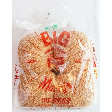 Martins Instant Big Sesame Roll - 8 count per pack -- 6 packs per case