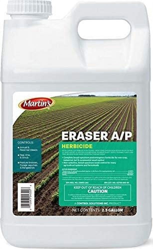 Martin's Eraser A/P Weed and Grass Killer Herbicide, Liquid, Clear, 2.5