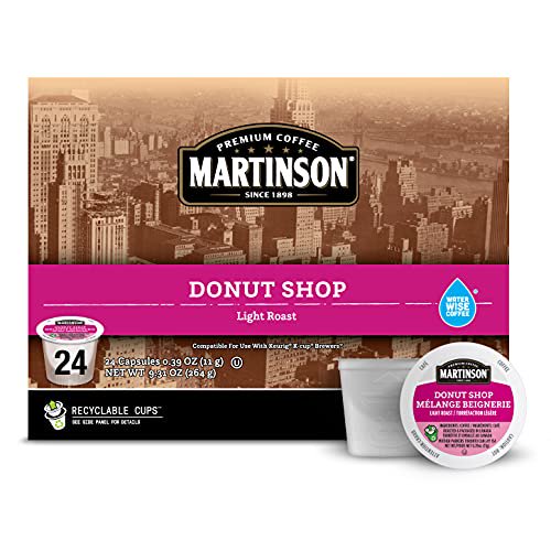 Martinson Donut Shop, Light Roast Coffee, Keurig KCup Brewer