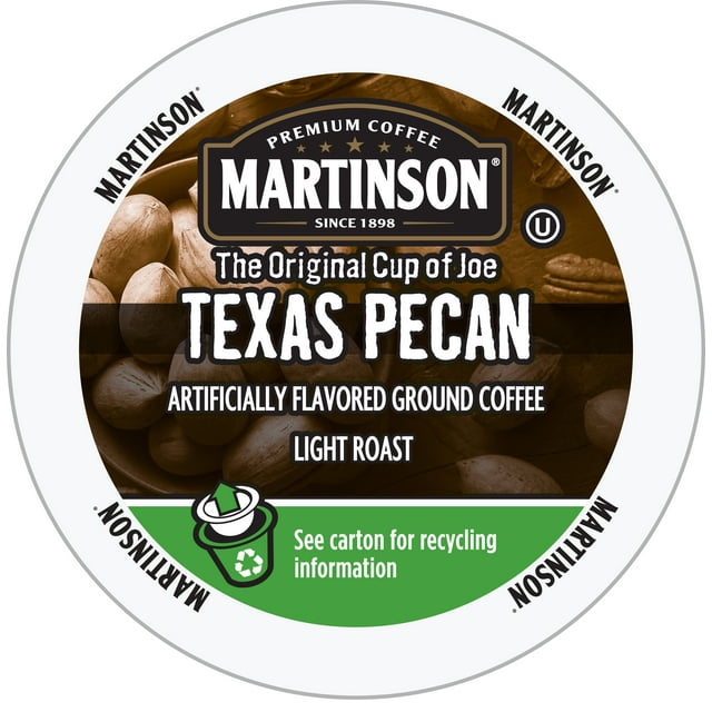 Martinson Single Serve Coffee Capsules, Texas Pecan, 24 Count