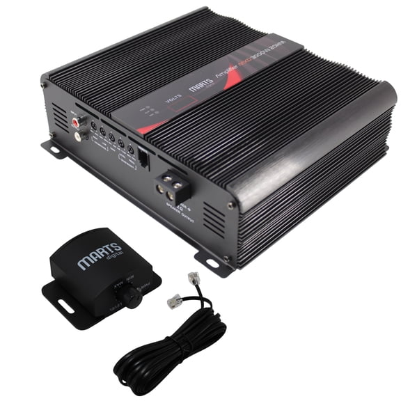 Marts Digital MXD-3000-2 1-CH Monoblock 3000W 2-Ohm Class-D Full Range Amplifier