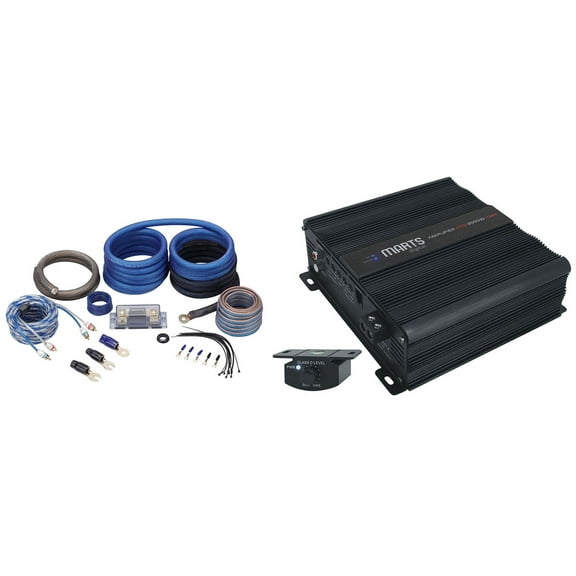 Marts Digital MXD 2000 1 OHM 2000w RMS Mono Car Amplifier+Bass Knob+OFC Amp Kit