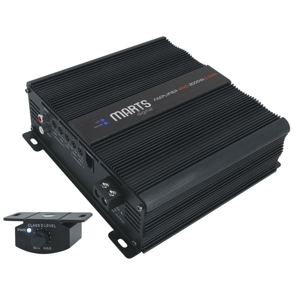 Marts Digital MXD-2000-2 Monoblock 2000W RMS 2-Ohm Full-Range Class-D Amplifier