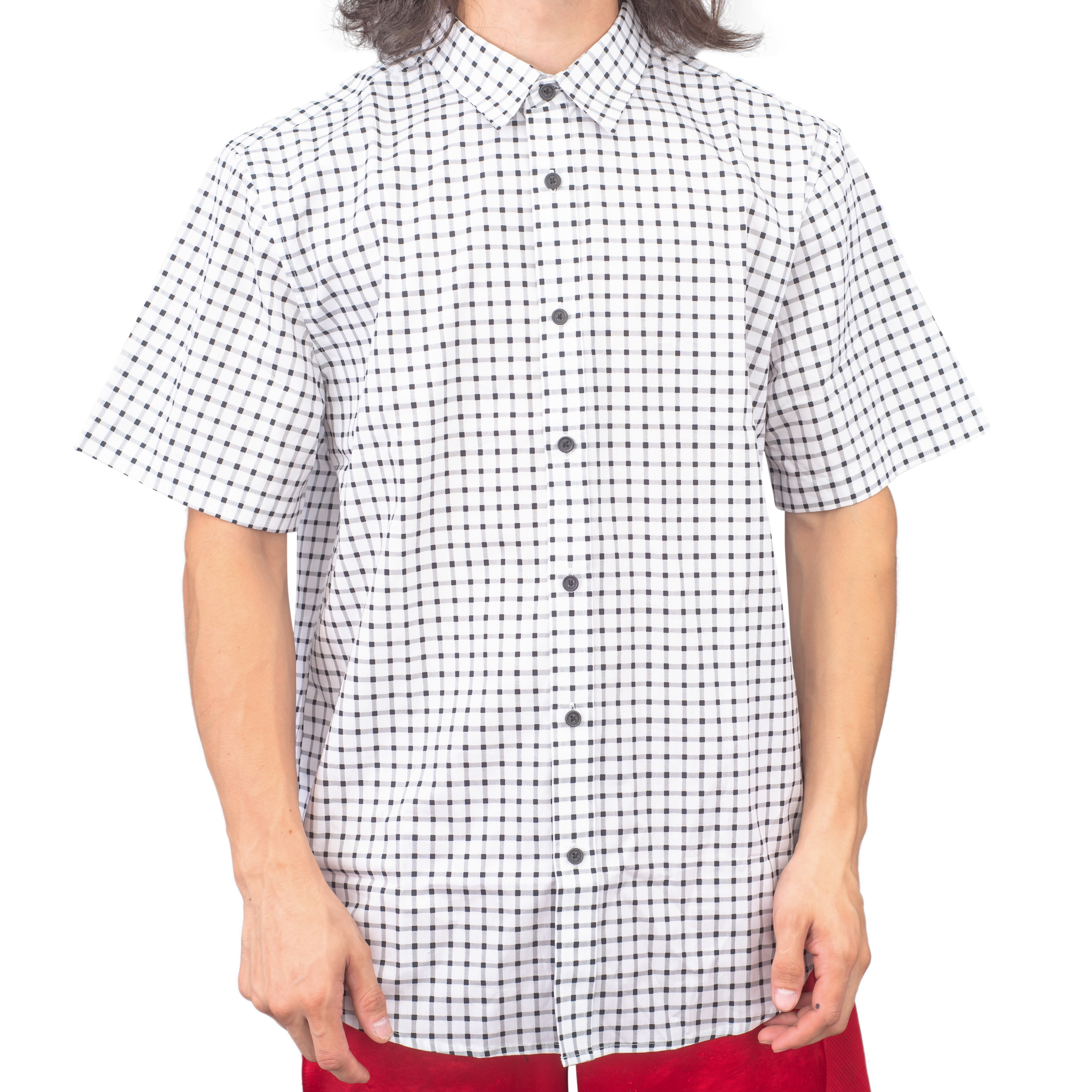 Men's Button Down Short Sleeve Shirt - Pirate Mickey Ahoy