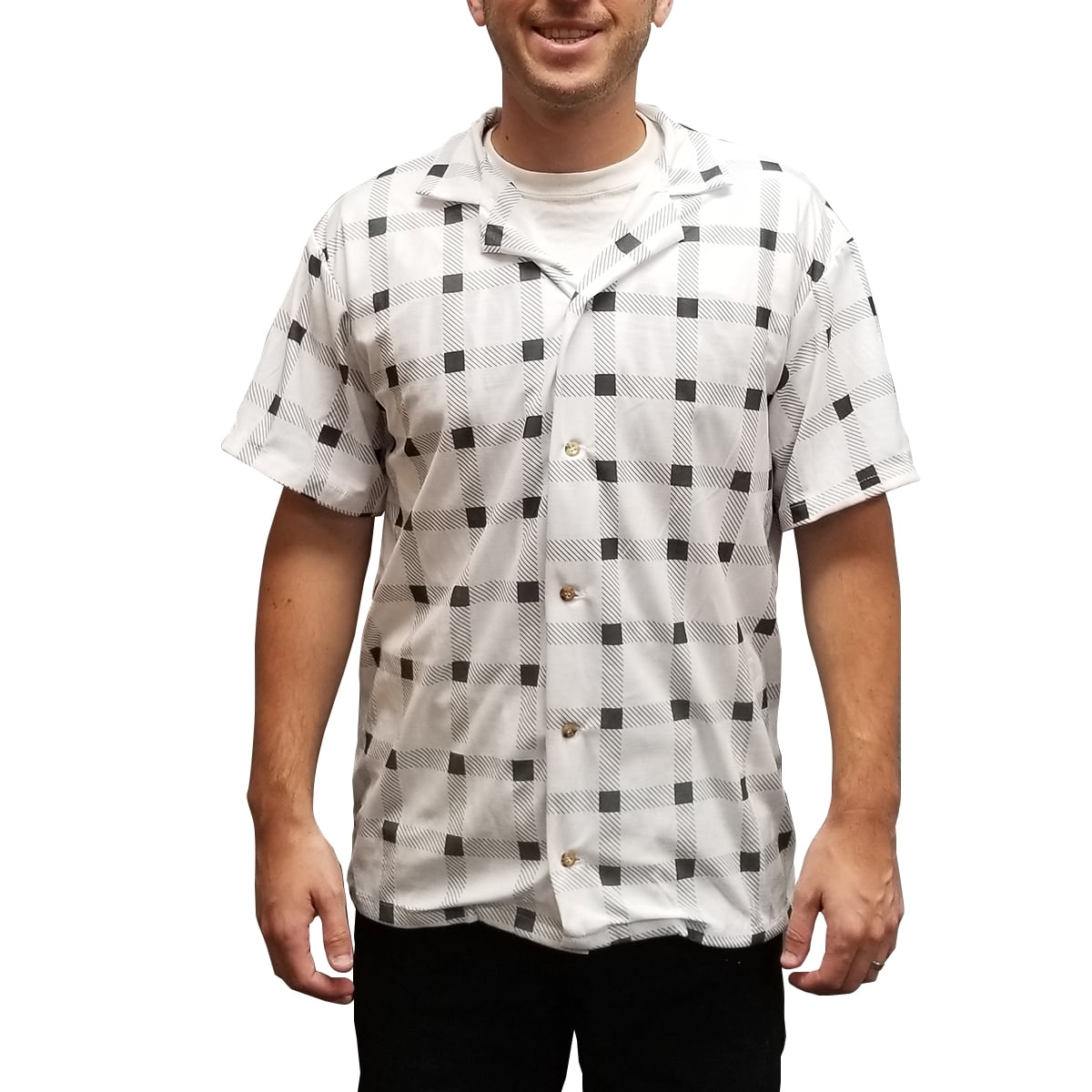 Marty McFly Striped Shirt Back To The Future Costume Button Down Up ...