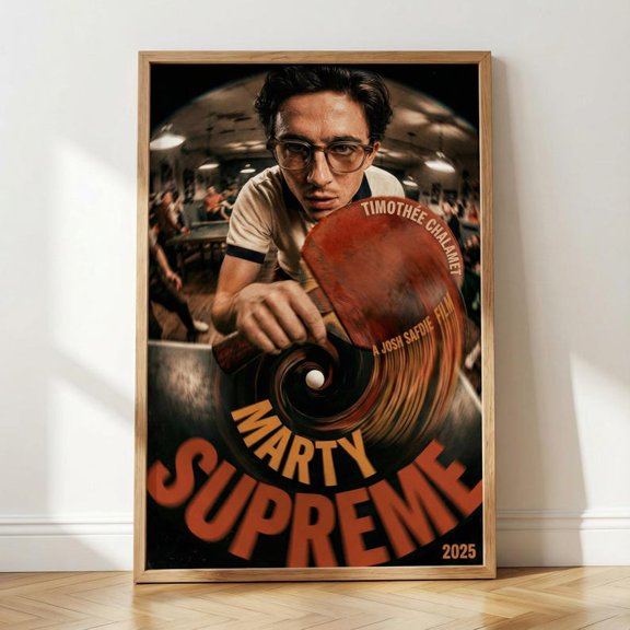 Marty Supreme Dynamic Action Wall Art Cinematic Motion Style Decor Size 24x36 Unframed Poster