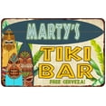 thumbnail image 1 of Marty's TIKI BAR Island Sign Metal Wall Decor 16 x 24 Matte Finish Metal 116240058336, 1 of 1