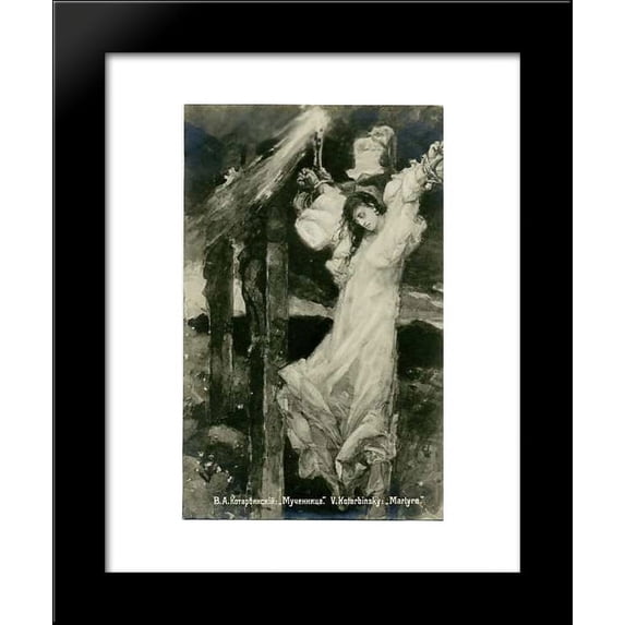 Martyr 20x24 Framed Art Print by Wilhelm Kotarbinski