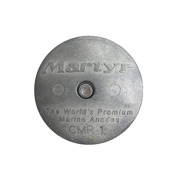 Martyr Anodes, CMR01, Zinc Rudder & Trim Tab Anode (0.35 H x 1.87 OD x 0.20 ID)  Marine Boat Sacrificial Anode for Saltwater Corrosion Protection