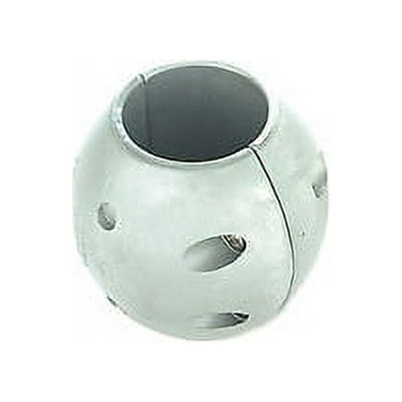 Martyr Anodes CMX17, Streamlined Shaft Anode 4 inch, Zinc, Silver