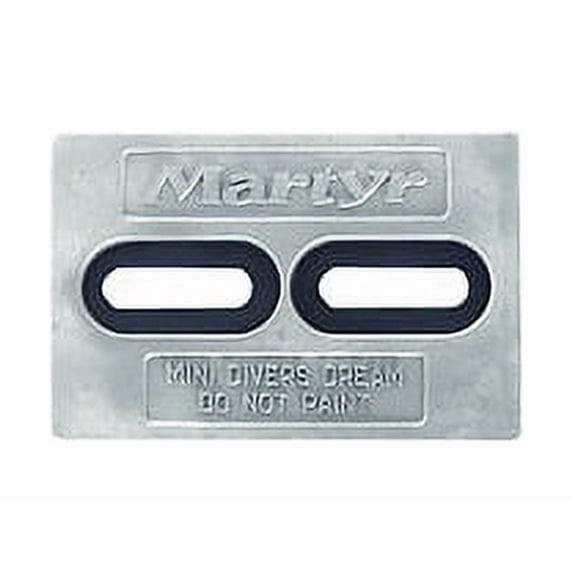 Martyr CMDIVERZ, Zinc Alloy Pleasurecraft Divers Dream Slotted Bolt-on Plate Anode