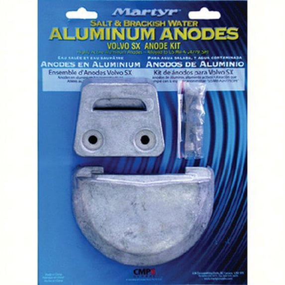 Martyr CMSXKITZ, Volvo Penta Anode Kit Volvo SX Drive Zinc