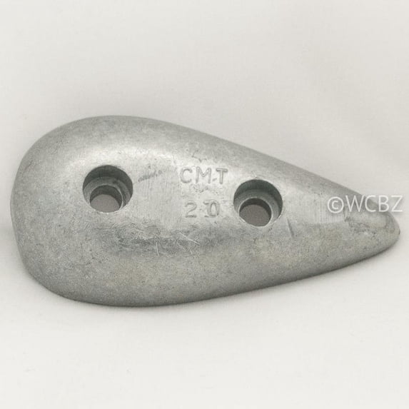 Martyr CMT20M, Magnesium Alloy Pleasurecraft CMT-20 Small teardrop Bolt-on anode