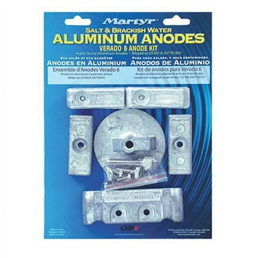 Martyr Anodes Mercury Verado Aluminium 6 Cylinder Anode Kit| Waveinn