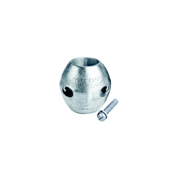 Martyr CMX08S, Streamlined Shaft Anode Slotted CMX-8 1-3/4" Zinc