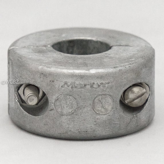 Martyr (Canada Metal Pacific) CMC03S; Limited Clearance Propeller Shaft Anode, 1In,