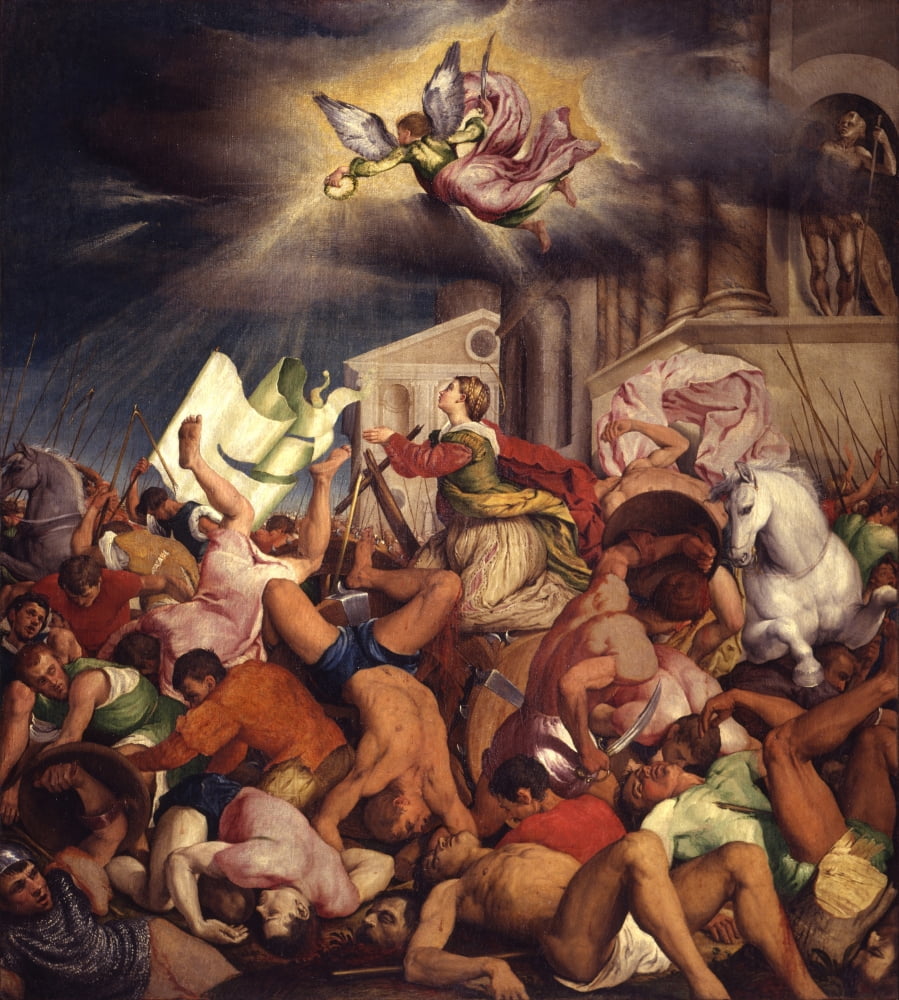 Martyrdom Of Saint Catherine Canvas Art - (18 x 24)