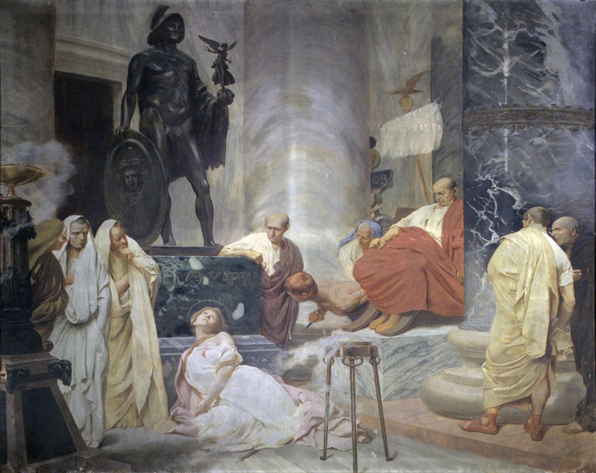 Martyrdom Of Saint Justine Canvas Art -  (24 x 18)