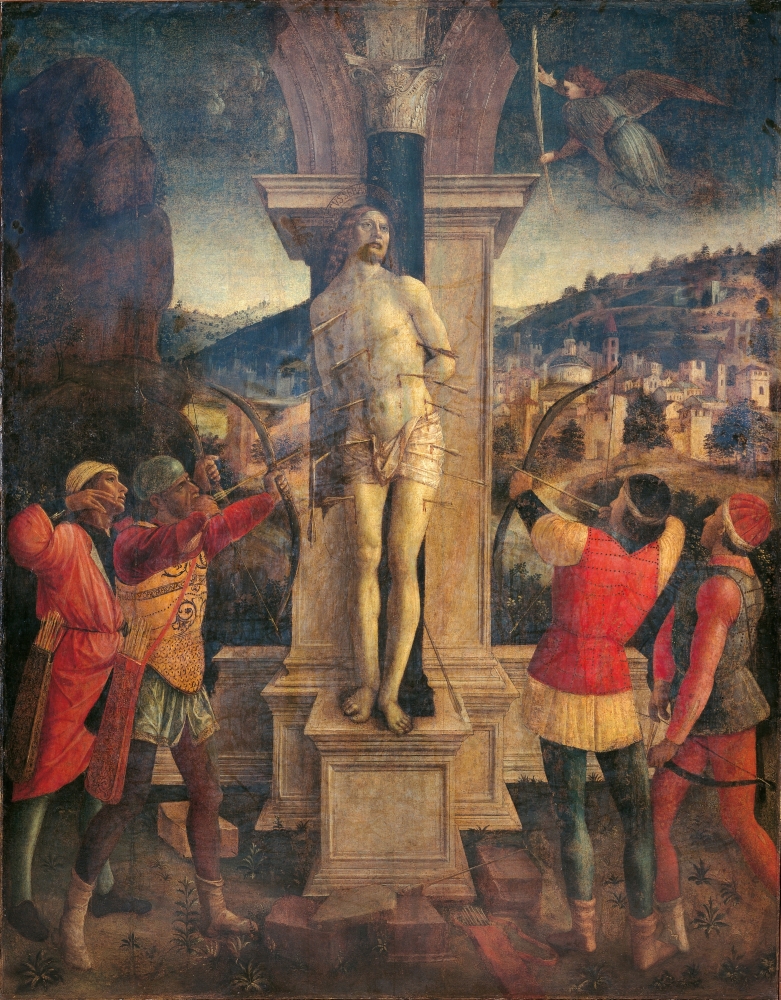 Martyrdom Of Saint Sebastian Canvas Art - (24 x 36)