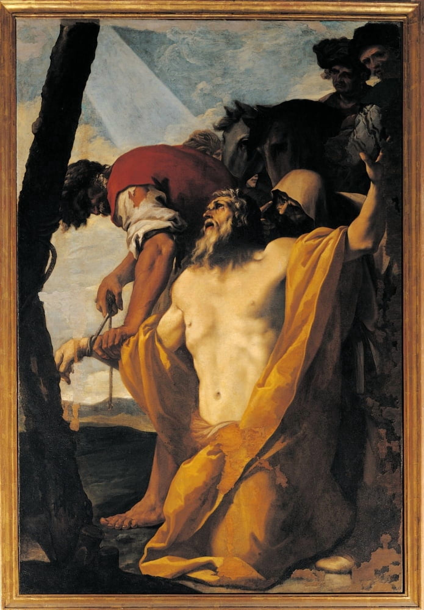 Martyrdom Of St Andrew Canvas Art - (24 x 36)