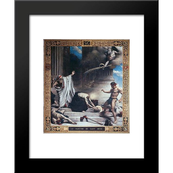 Martyrdom of St. Denis 20x24 Framed Art Print by Leon Bonnat