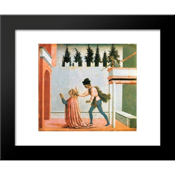 Martyrdom of St. Lucy 20x24 Framed Art Print by Domenico Veneziano
