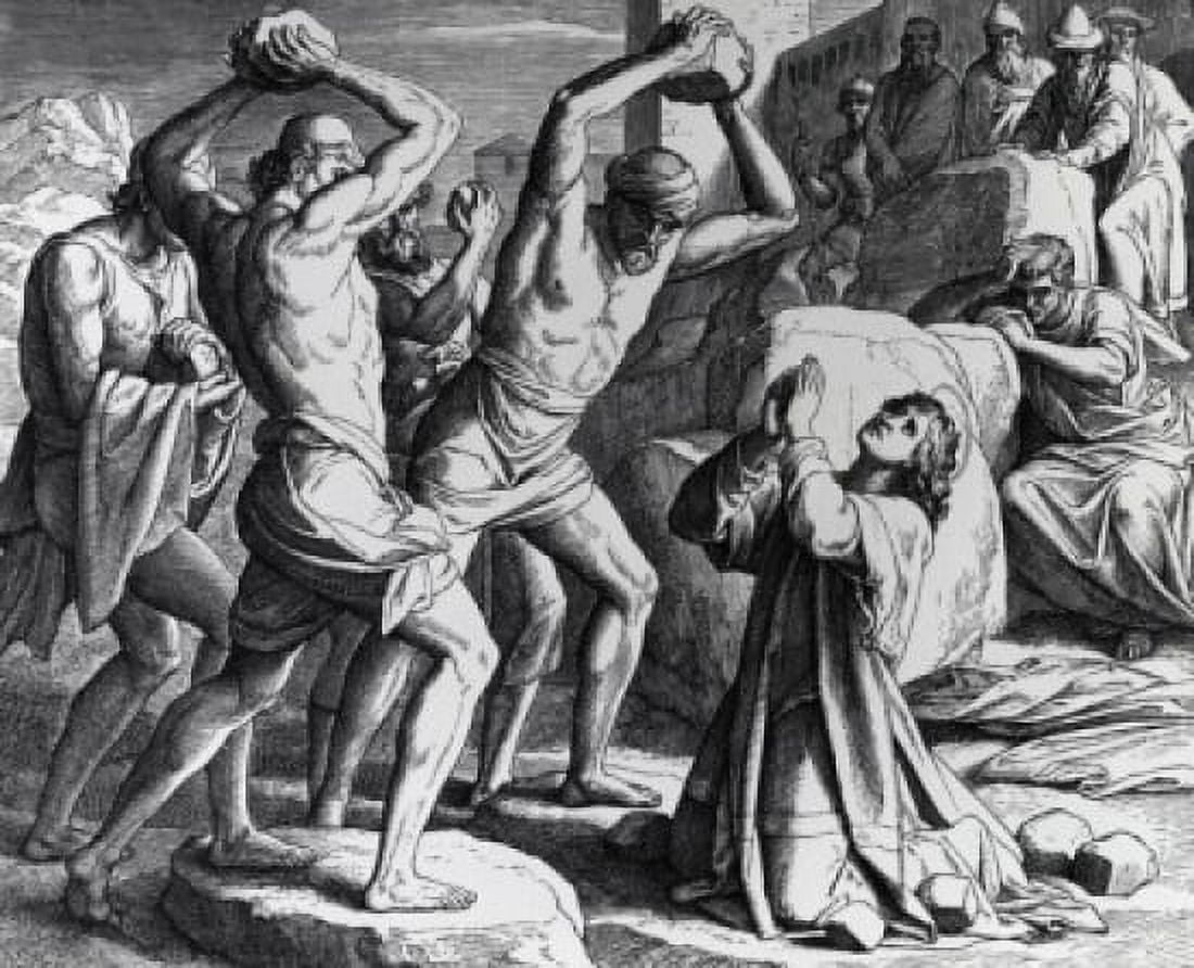 Martyrdom of St Stephen Juluis Schnorr von Carolsfeld (1794-1872 German) Canvas Art - Juluis Schnorr von Carolsfeld (18 x 24)