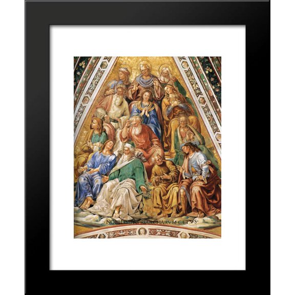 Martyrs and Saint Virgins 20x24 Framed Art Print by Luca Signorelli