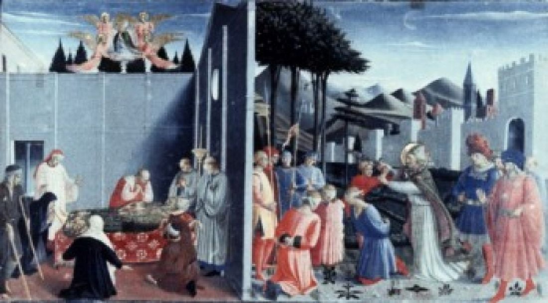 Martyrs and Saints Fra Angelico (ca 1400-1455 Italian) Canvas Art - Fra Angelico (18 x 24)