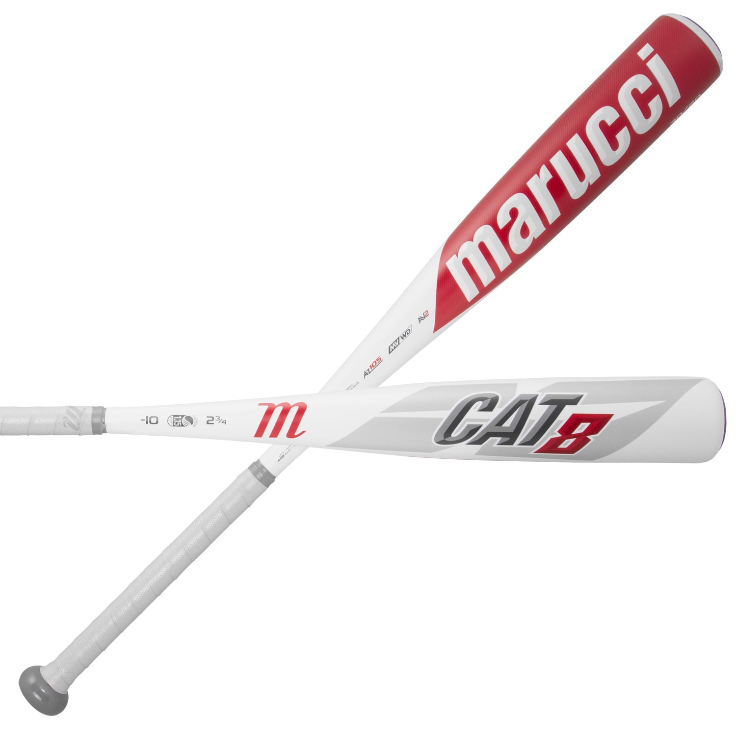 lave et eksperiment Paranafloden Sprog Marucci CAT 8 USSSA Jr Big Barrel Baseball Bat, 28 (-10) - Walmart.com