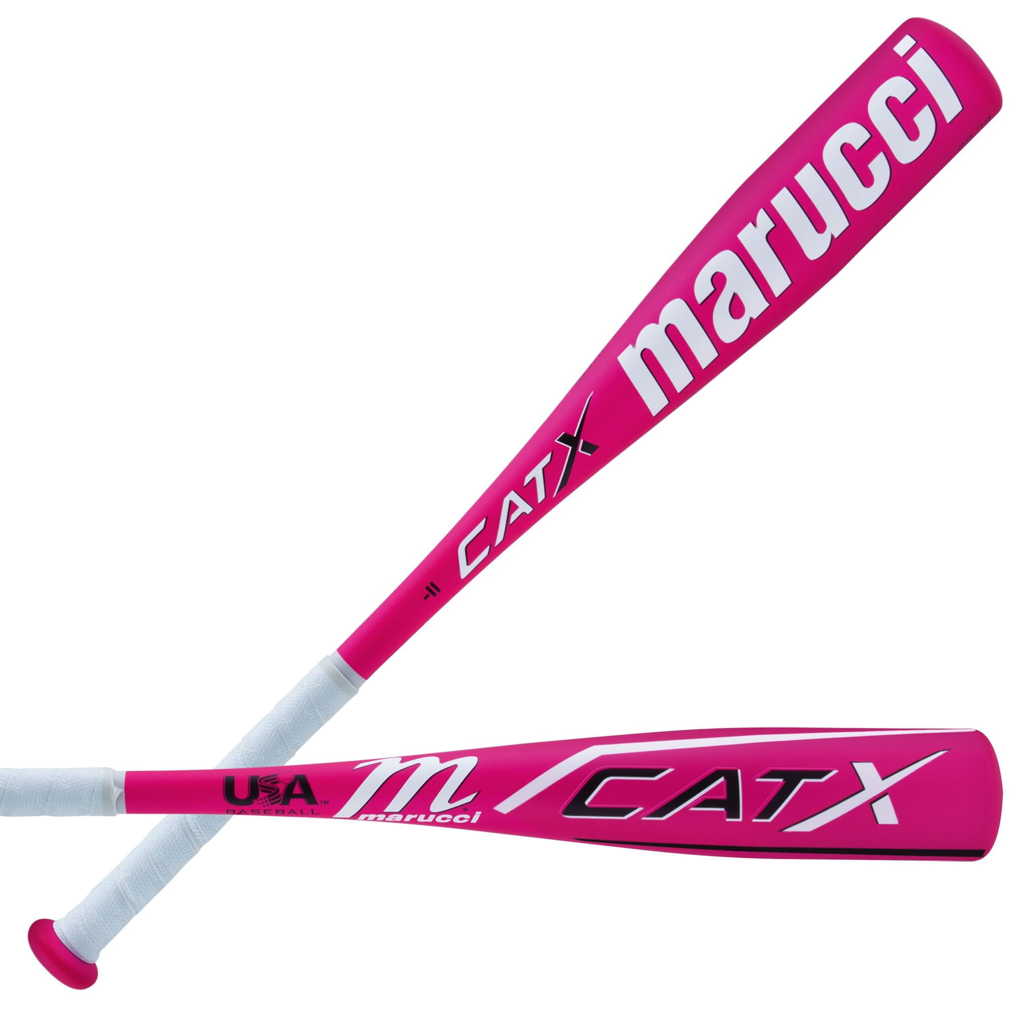 MARUCCI CATX USA -11 Aluminum TEE Ball BAT, Pink, 2 5/8" Barrel, 26" / 15 oz