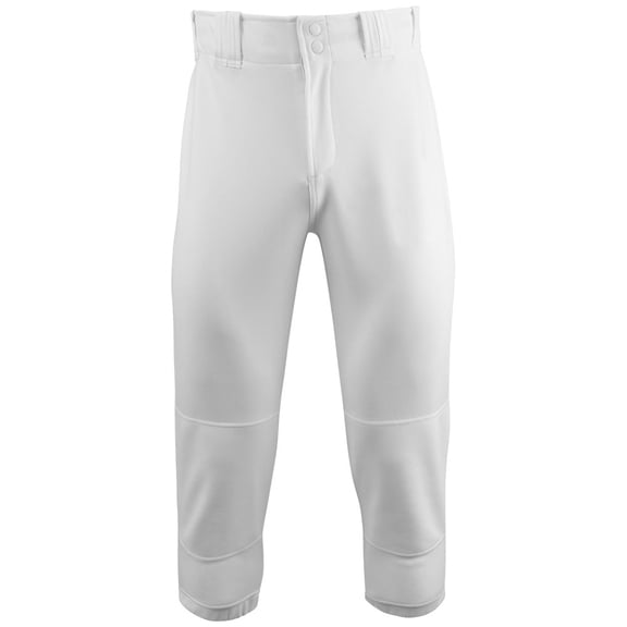 Marucci Men's Excel Tapered DoubleKnit Tweener Baseball Pants White 2XL
