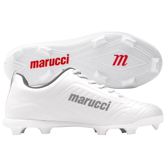 Marucci Mens FLT Low Molded Cleats White 9
