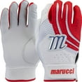thumbnail image 1 of Marucci Women's Medallion Fastpitch Softball Batting Glove White/Red Medium, 1 of 4