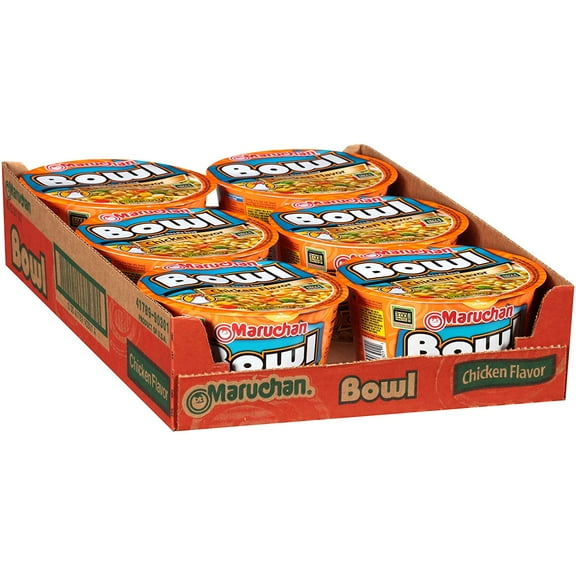 Maruchan Bowl Chicken, 3.31 Oz, Quantity of 6