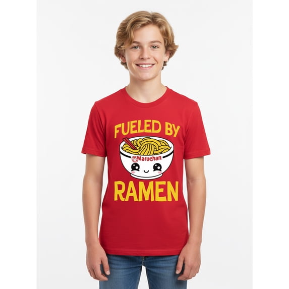 Maruchan, Boys' & Big Boys' Graphic T-Shirt, Fueled By Ramen, Sizes 4-18