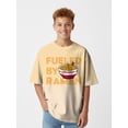 thumbnail image 1 of Maruchan Boys Oversized Dip Dye Graphic Tee, Sizes 4-18, 1 of 6
