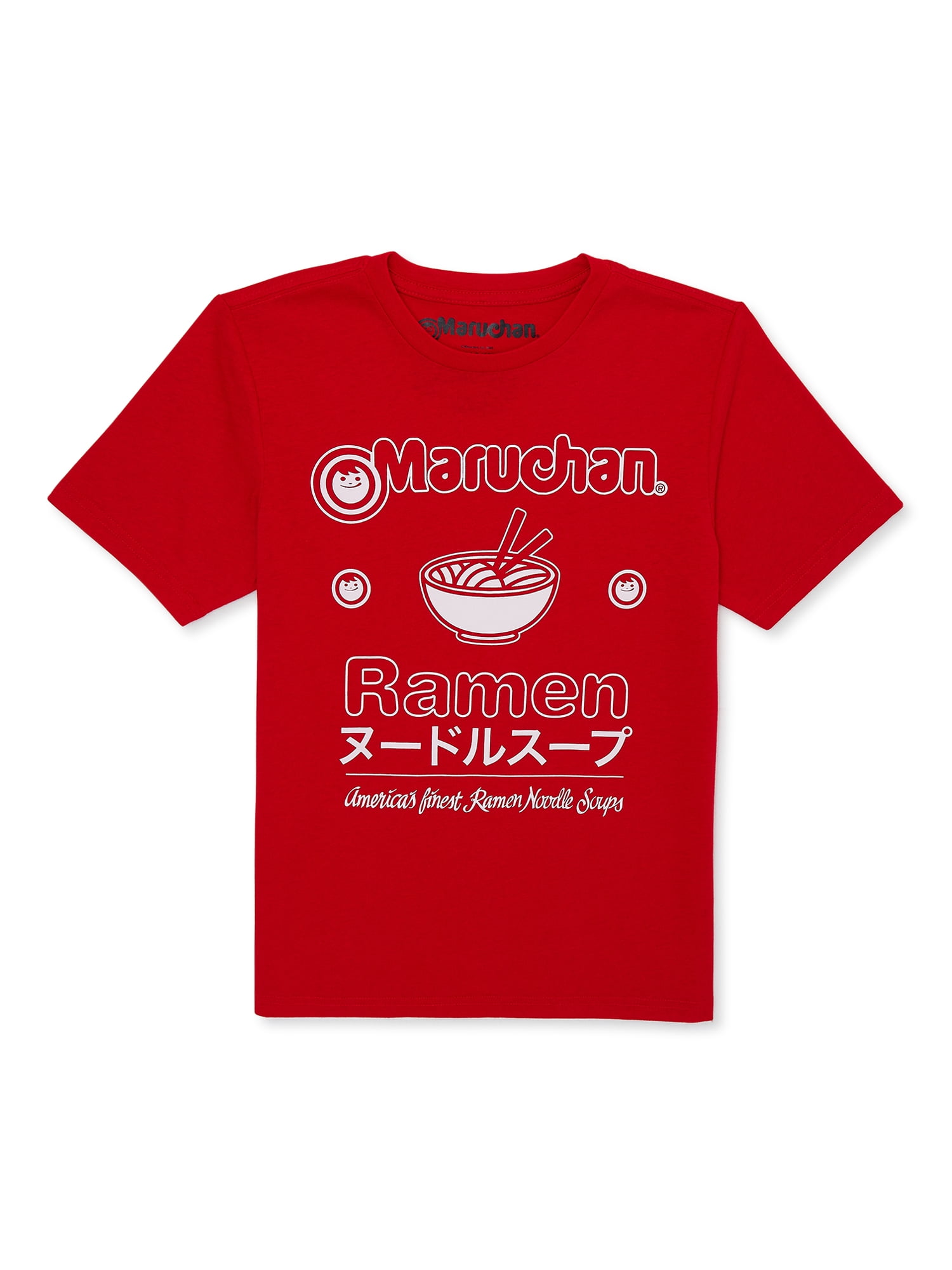 Men's Maruchan Red Logo T-shirt - Black - Small : Target