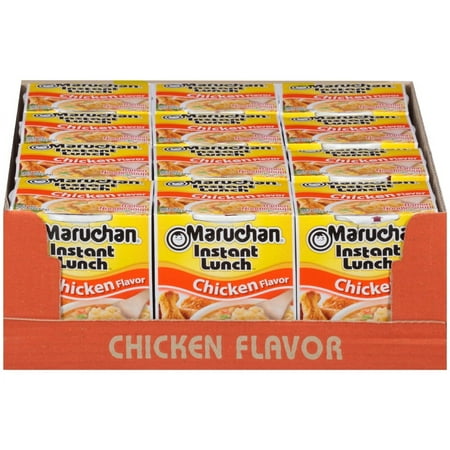 Maruchan Chicken Instant Lunch Ramen Noodles, 2.25 oz Cup (12 Packs)