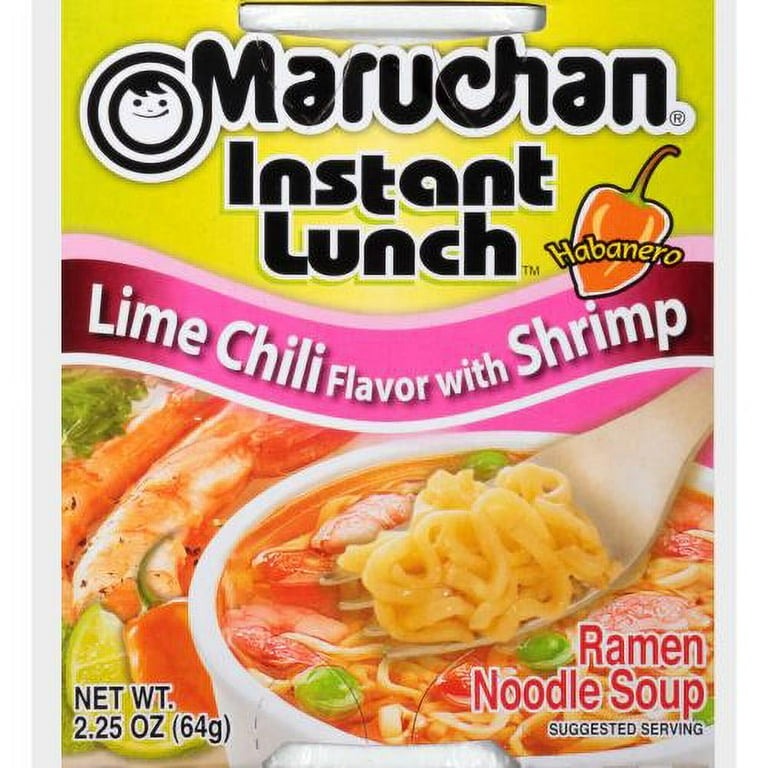 Maruchan Instant Lunch - Hot Spicy Asian Food, Habanero Lime Chili