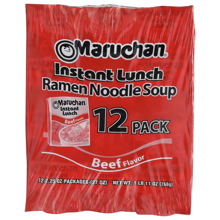 Maruchan Instant Lunch Beef 12pk Noodles - Walmart.com