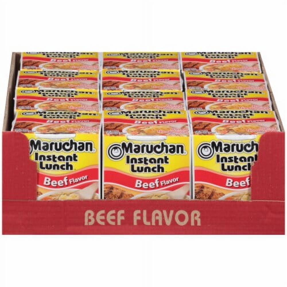 Maruchan Instant Lunch Beef Ramen Noodle Soup 12 ct / 2.25 oz - Pack of 2