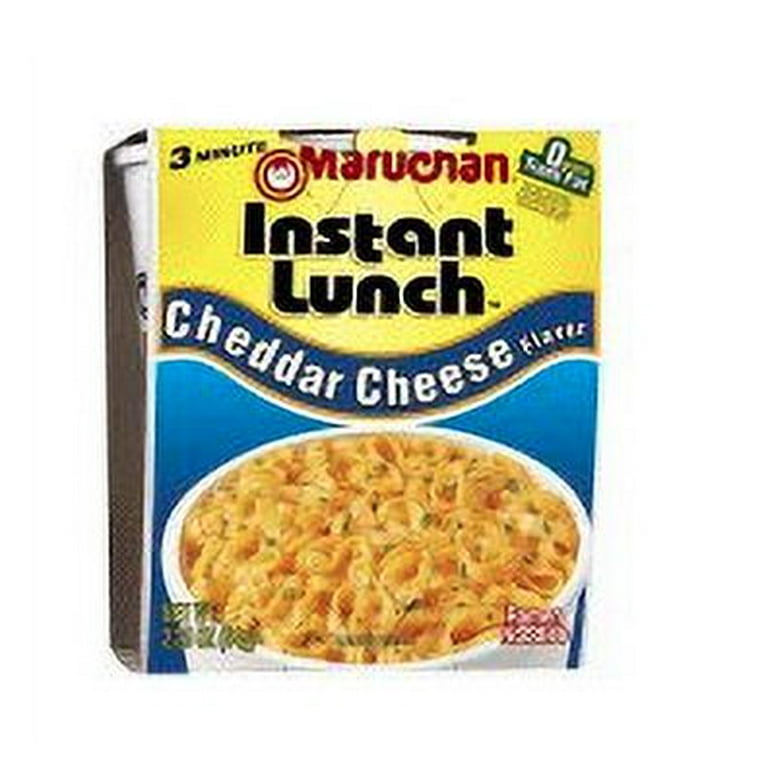 Maruchan Instant Lunch Cheddar Cheese Flavored Ramen Noodle Soup, 2.25 oz  Shelf Stable Cup - Walmart.com