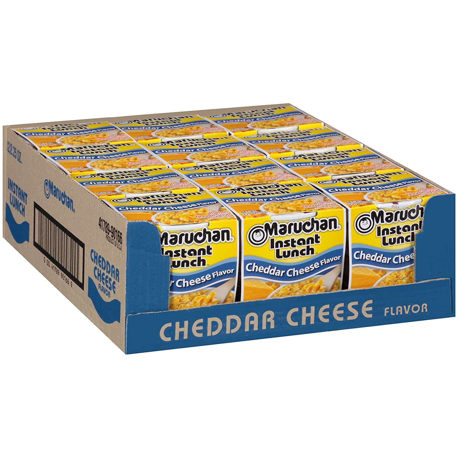 Maruchan Instant Lunch, Cheddar Cheese Flavor, 2.25 oz Cup, Pack