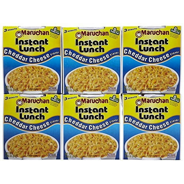 Maruchan Instant Lunch Cheddar Cheese Flavor Soup 2.25 Oz 6 Pack
